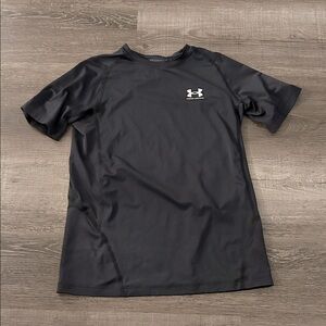 Under Armour Boy's Black Performance Shirt